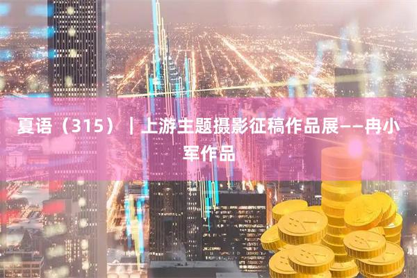 夏语（315）｜上游主题摄影征稿作品展——冉小军作品